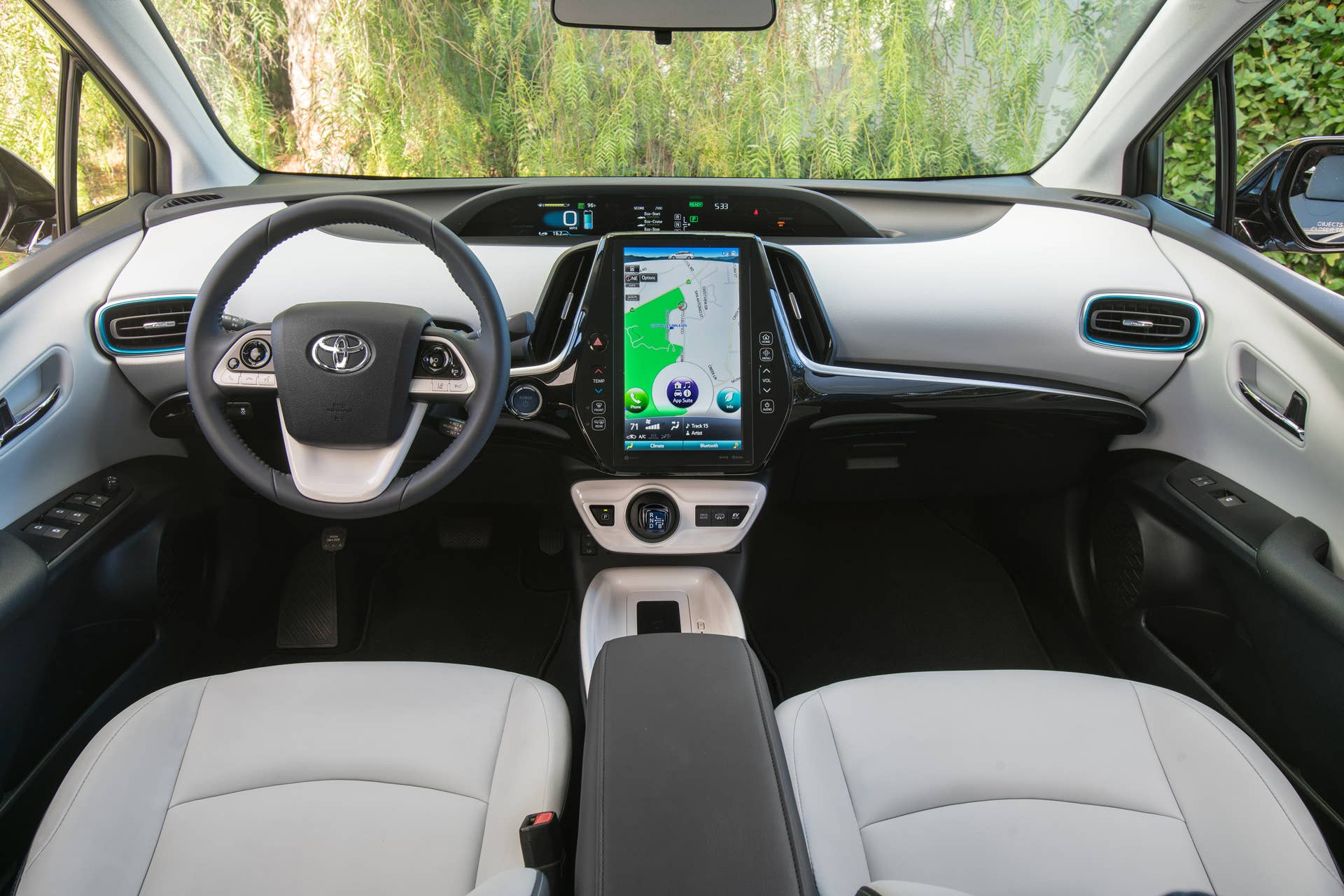 2017 Toyota Prius Prime Platinum front interior