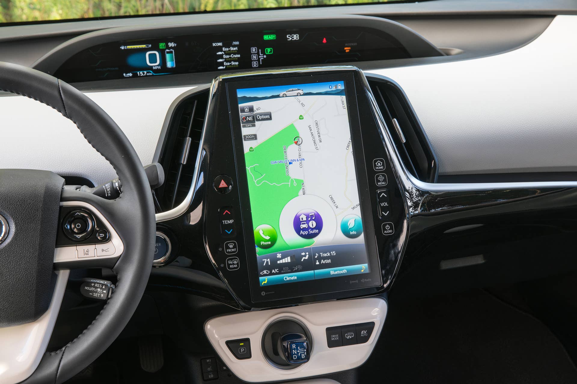 2017 Toyota Prius Prime Platinum touchscreen