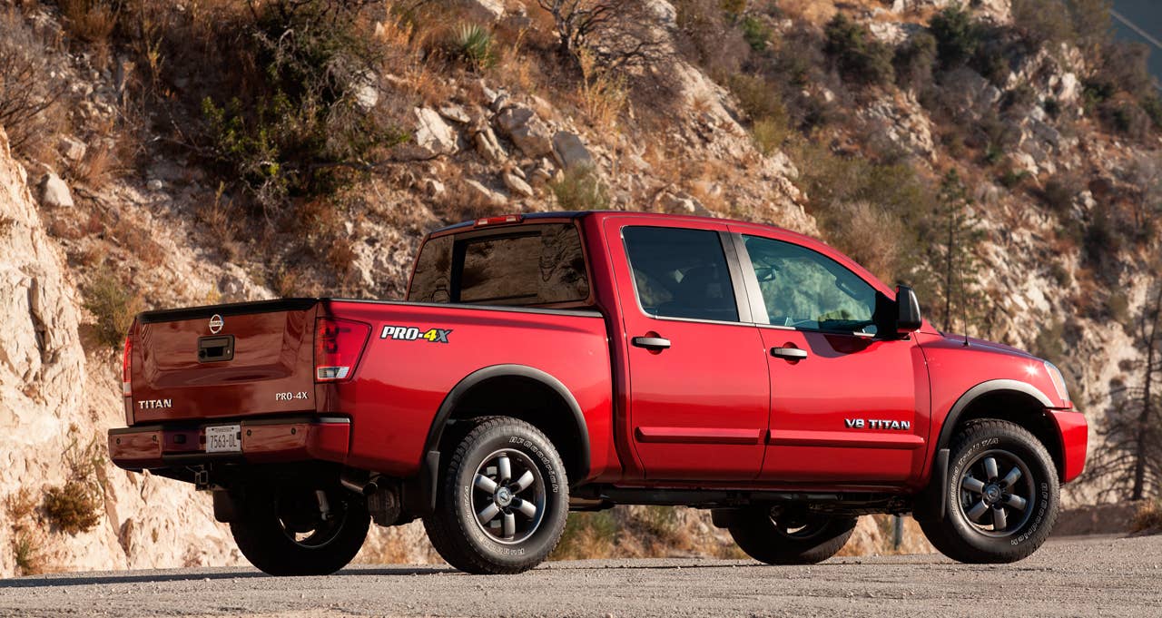 2013 Nissan Titan rear 3/4