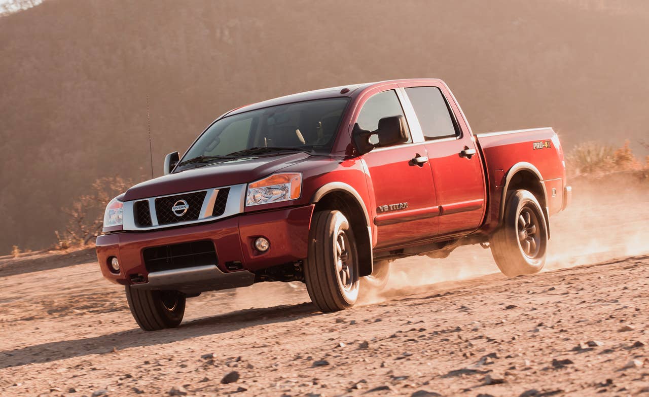 2013 Nissan Titan front 3/4