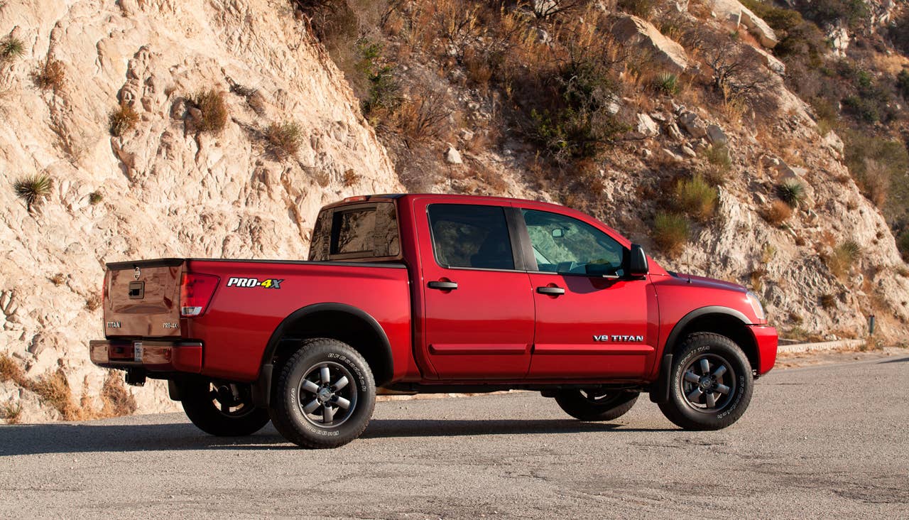 2013 Nissan Titan rear 3/4