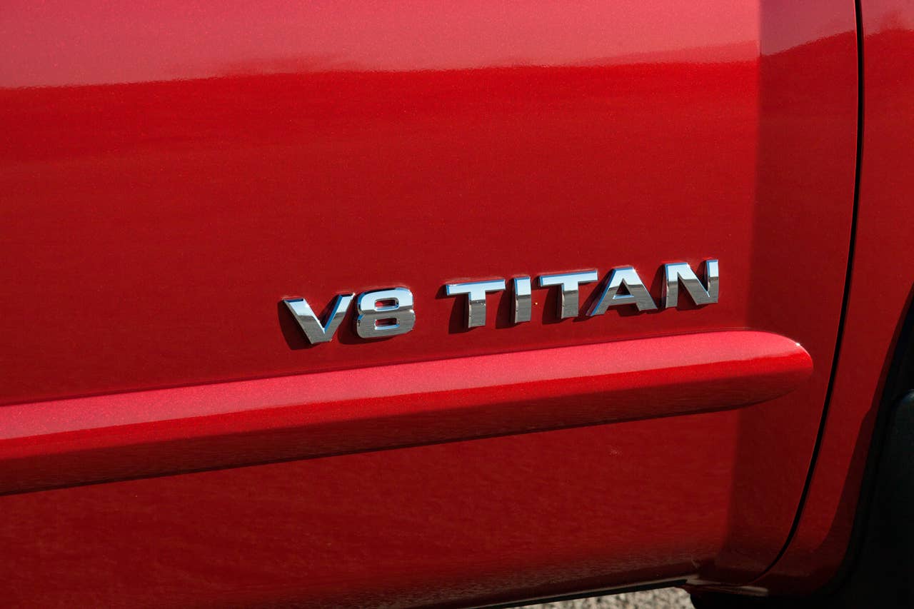 2013 Nissan Titan badge