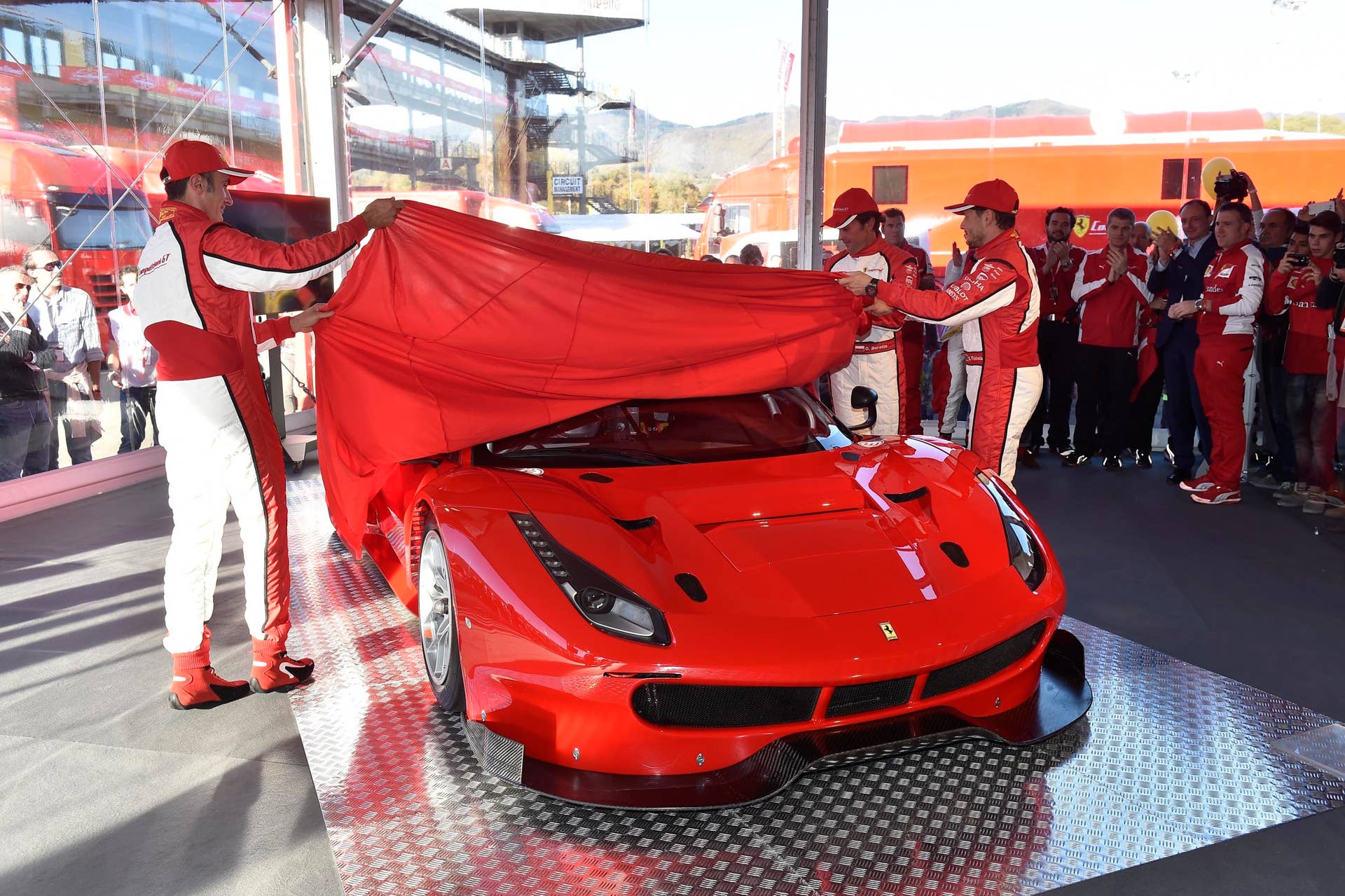 Ferrari 488 GT3 unveiling