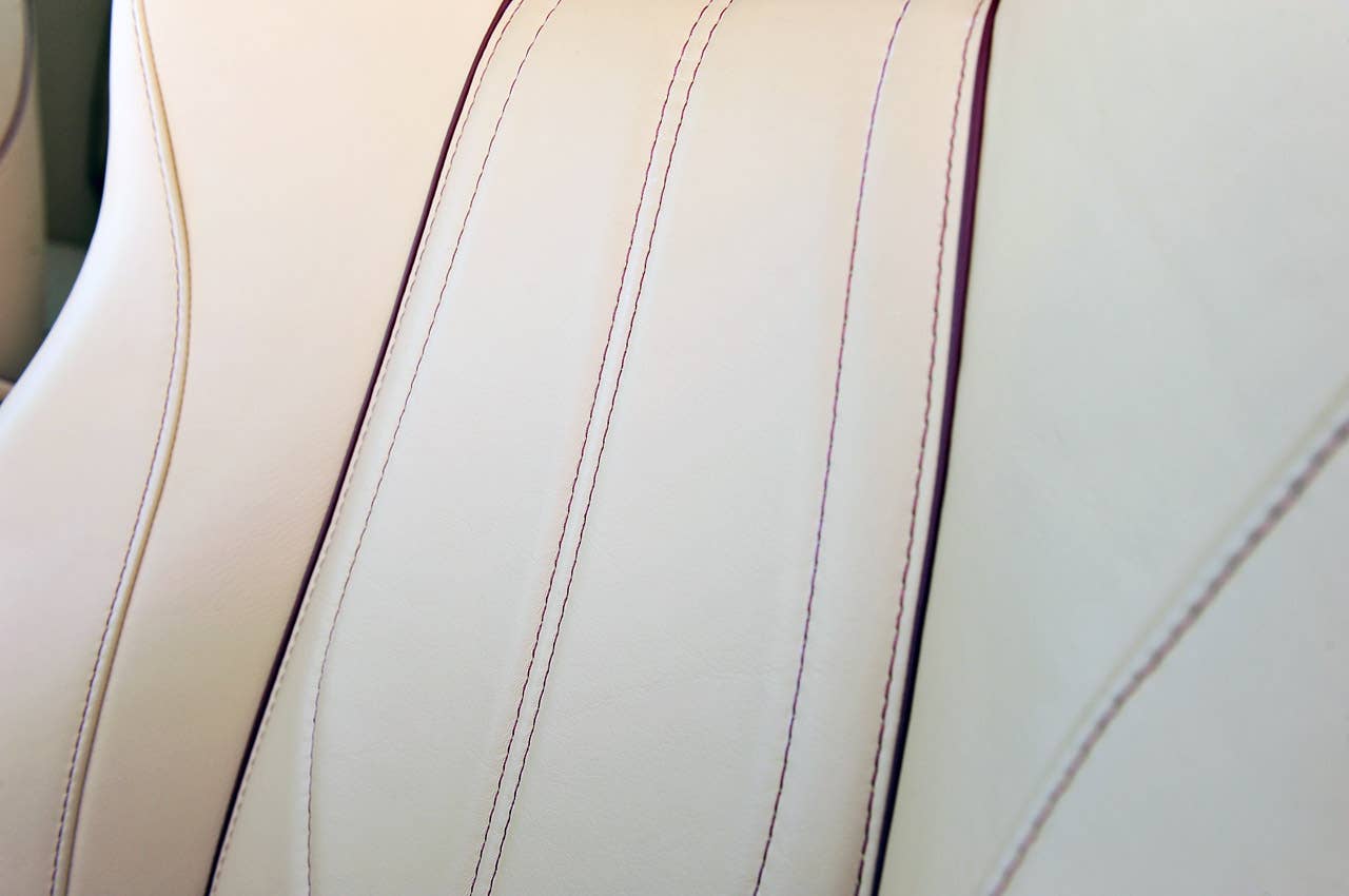 2013 Aston Martin DB9 seat detail