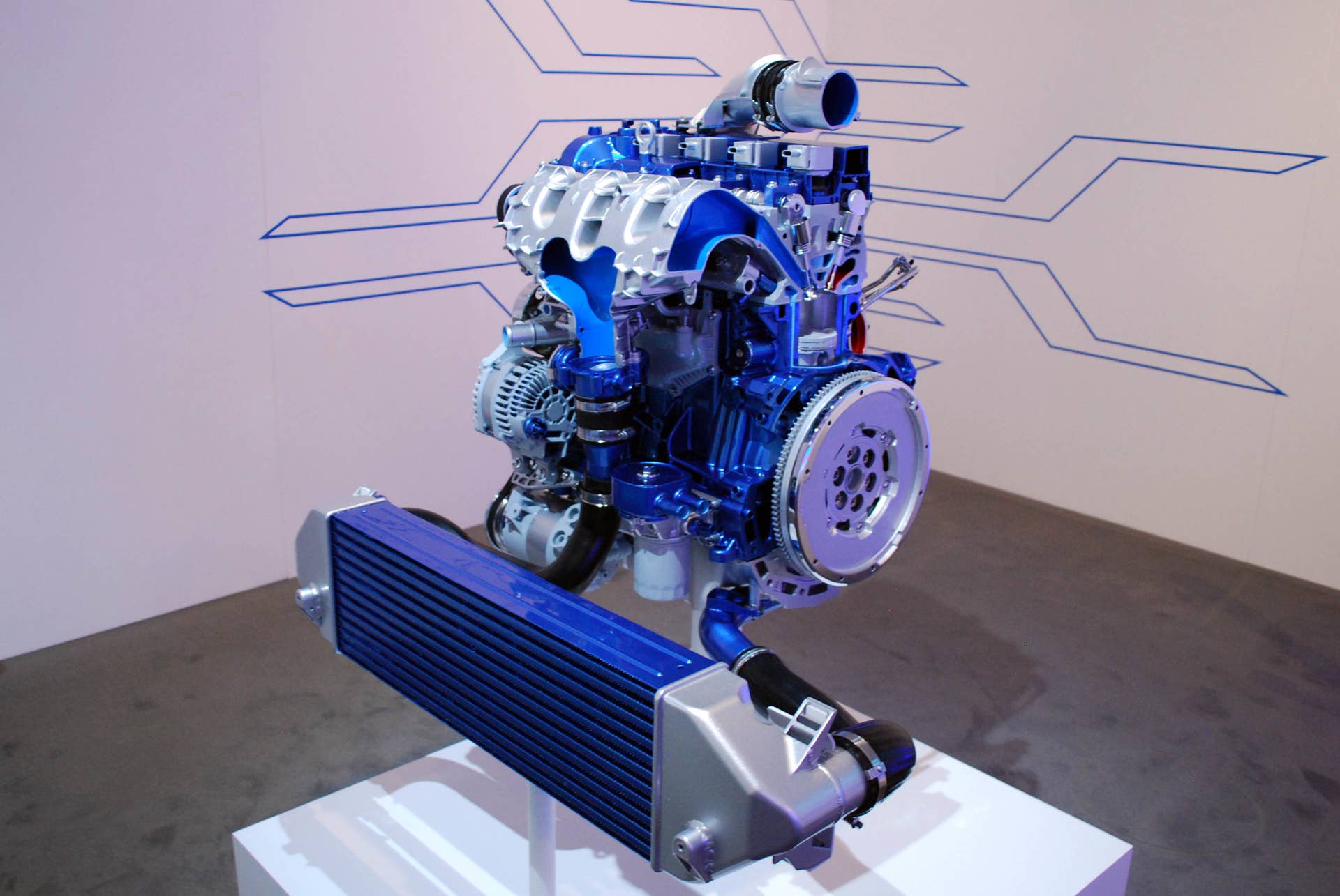2016 Ford Focus RS engine display