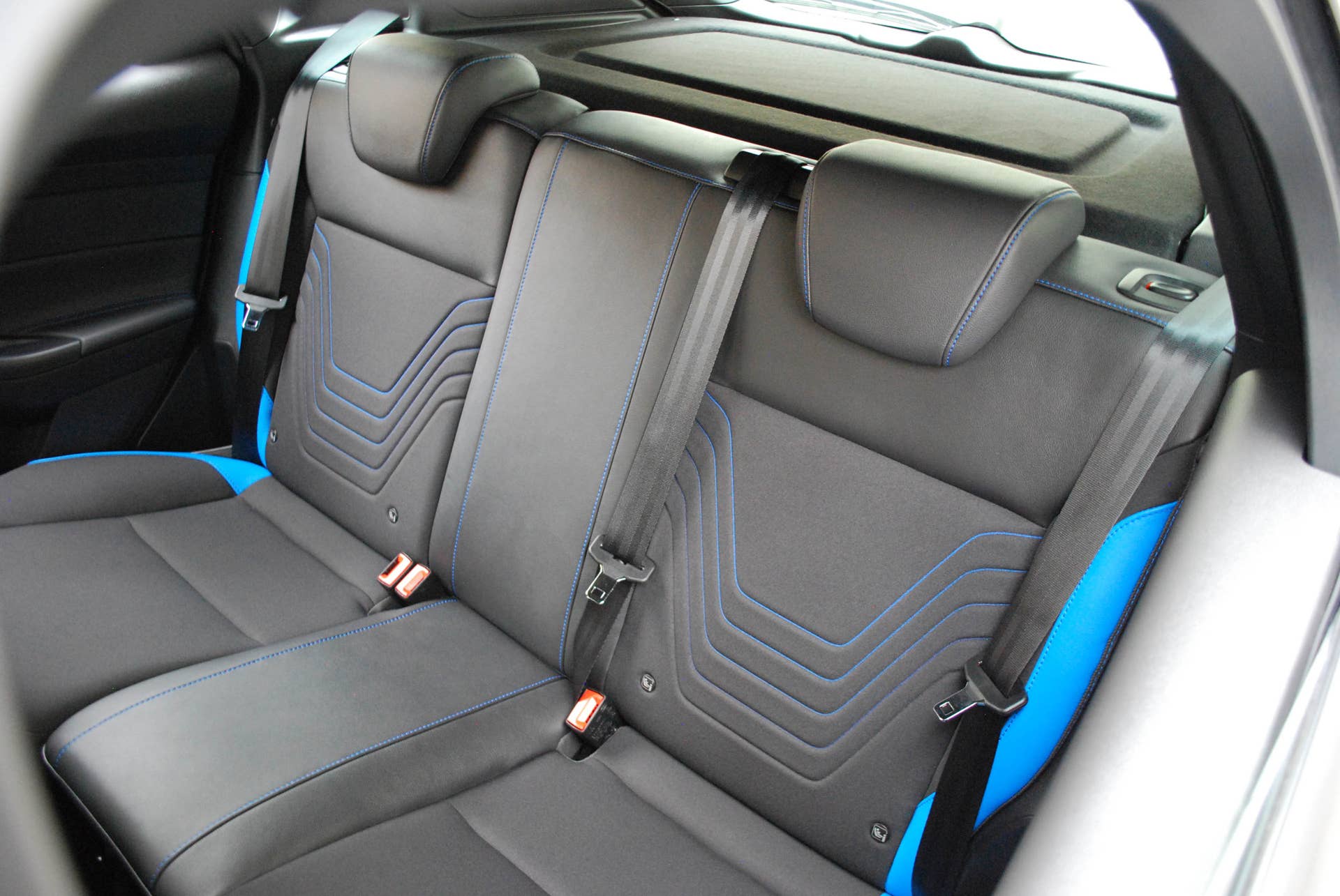 2016 Ford Focus RS rear seats