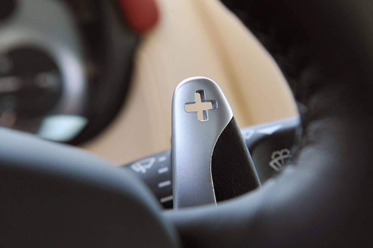2013 Aston Martin DB9 paddle shifter
