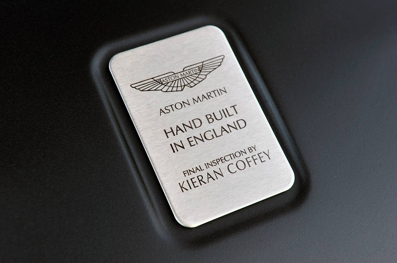 2013 Aston Martin DB9 engine detail
