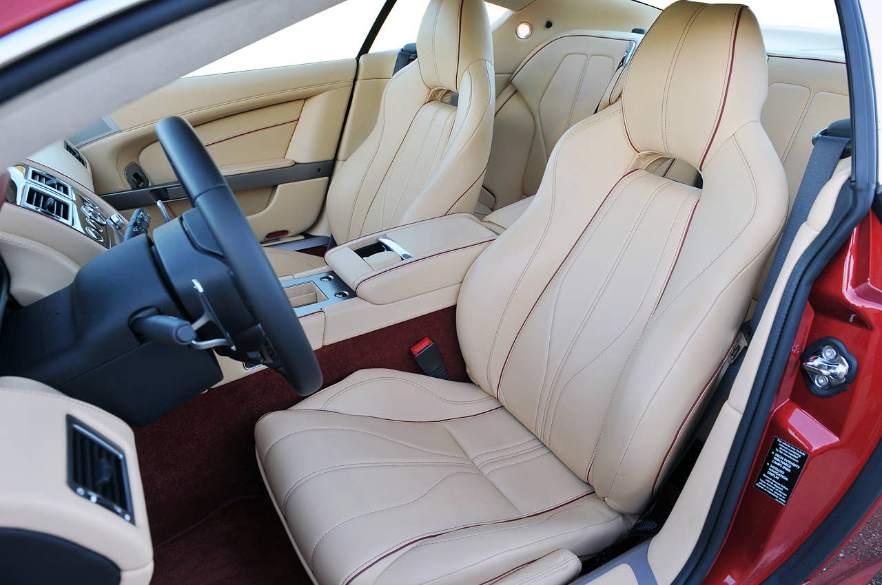 2013 Aston Martin DB9 front seats