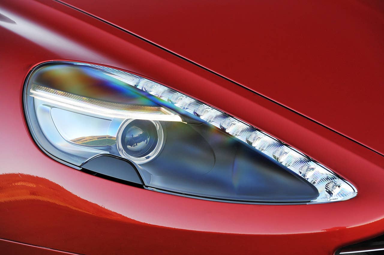 2013 Aston Martin DB9 headlight