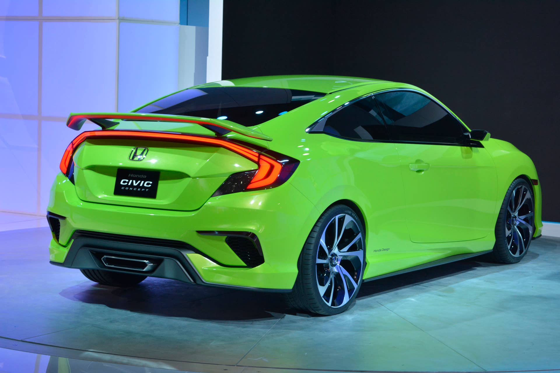 civic concept coupe honda taillights rear