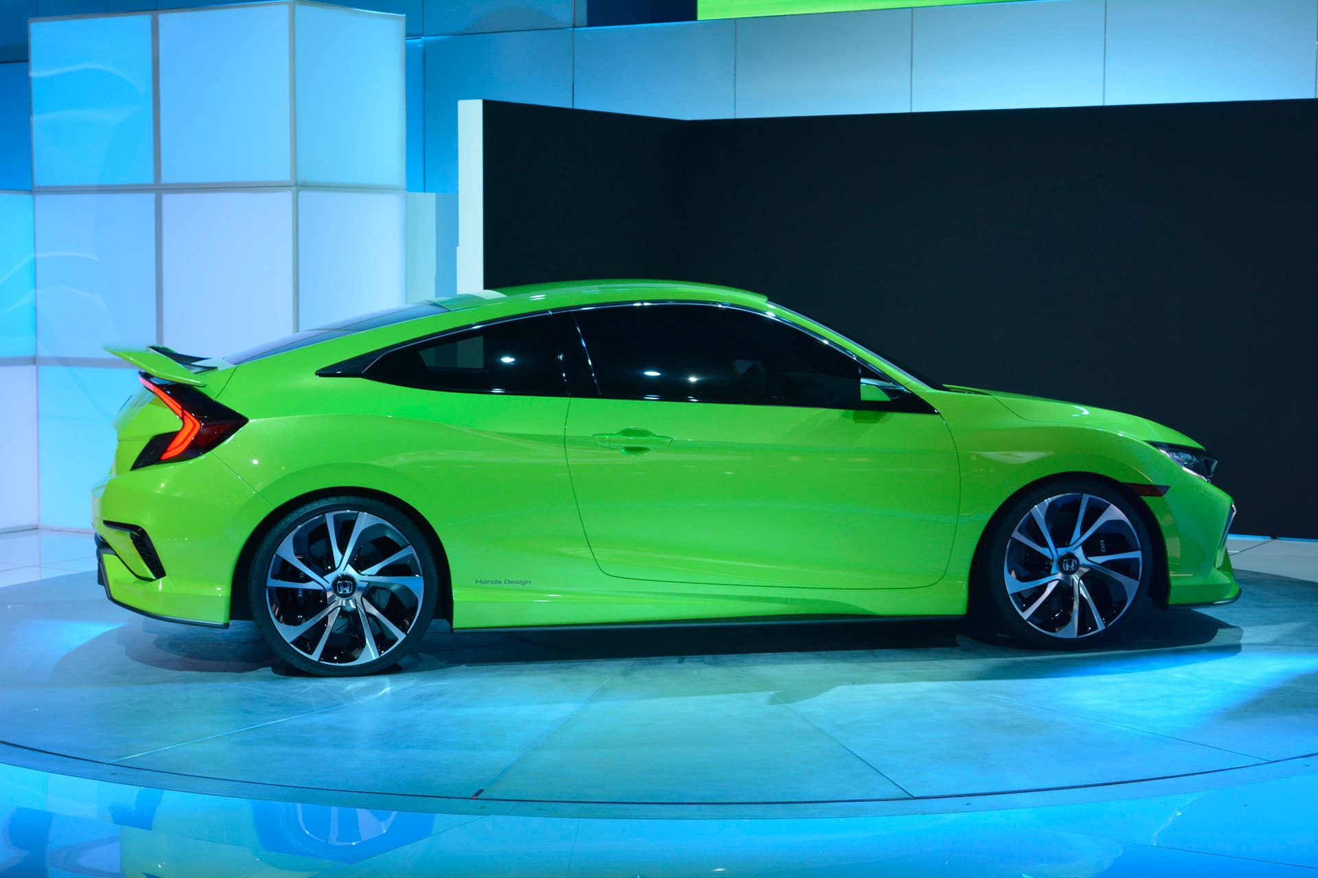side wheels honda coupe concept civic