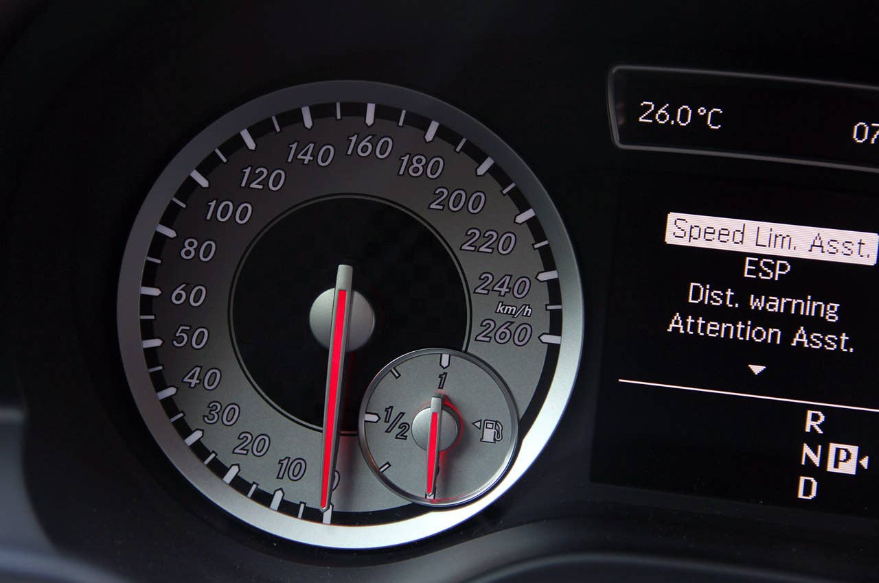 2012 Mercedes-Benz A-Class speedometer