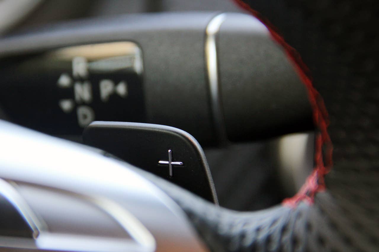 2012 Mercedes-Benz A-Class paddle shifter