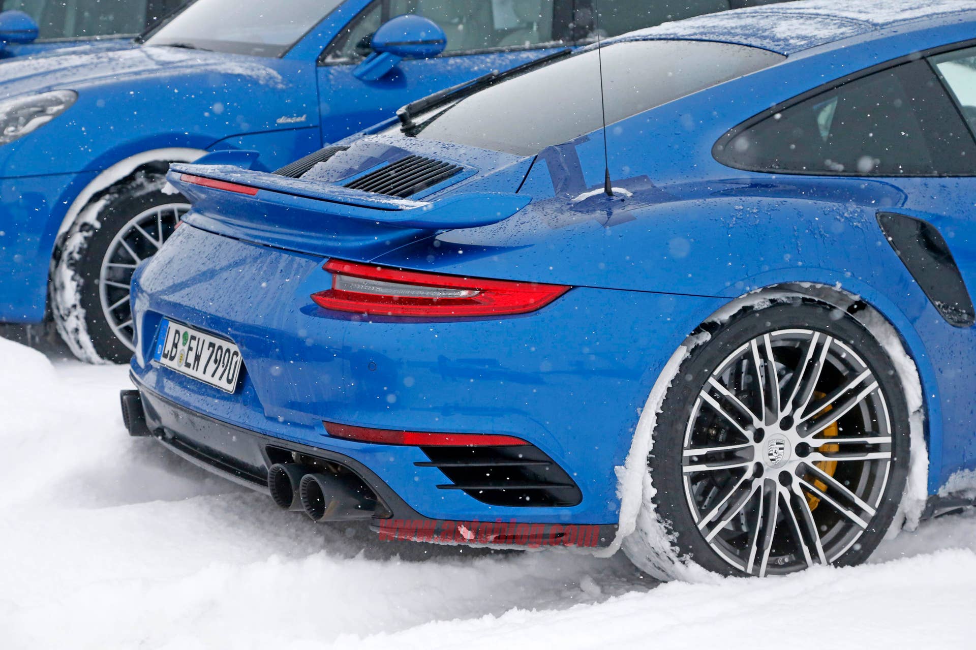 2018 Porsche 911 GT2 RS spied rear detail