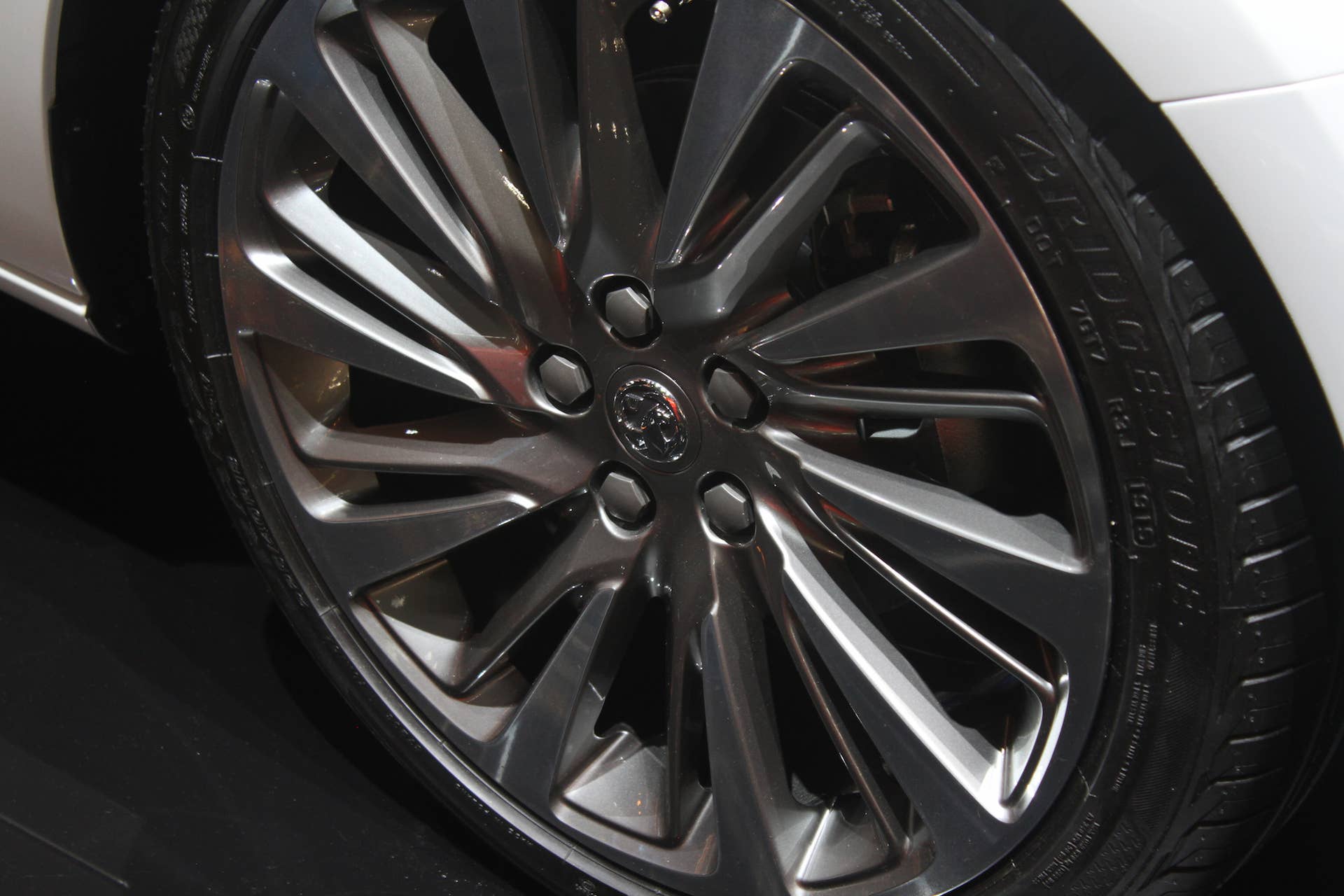 The new 2016 Opel Astra at the Frankfurt Motor Show, wheel.