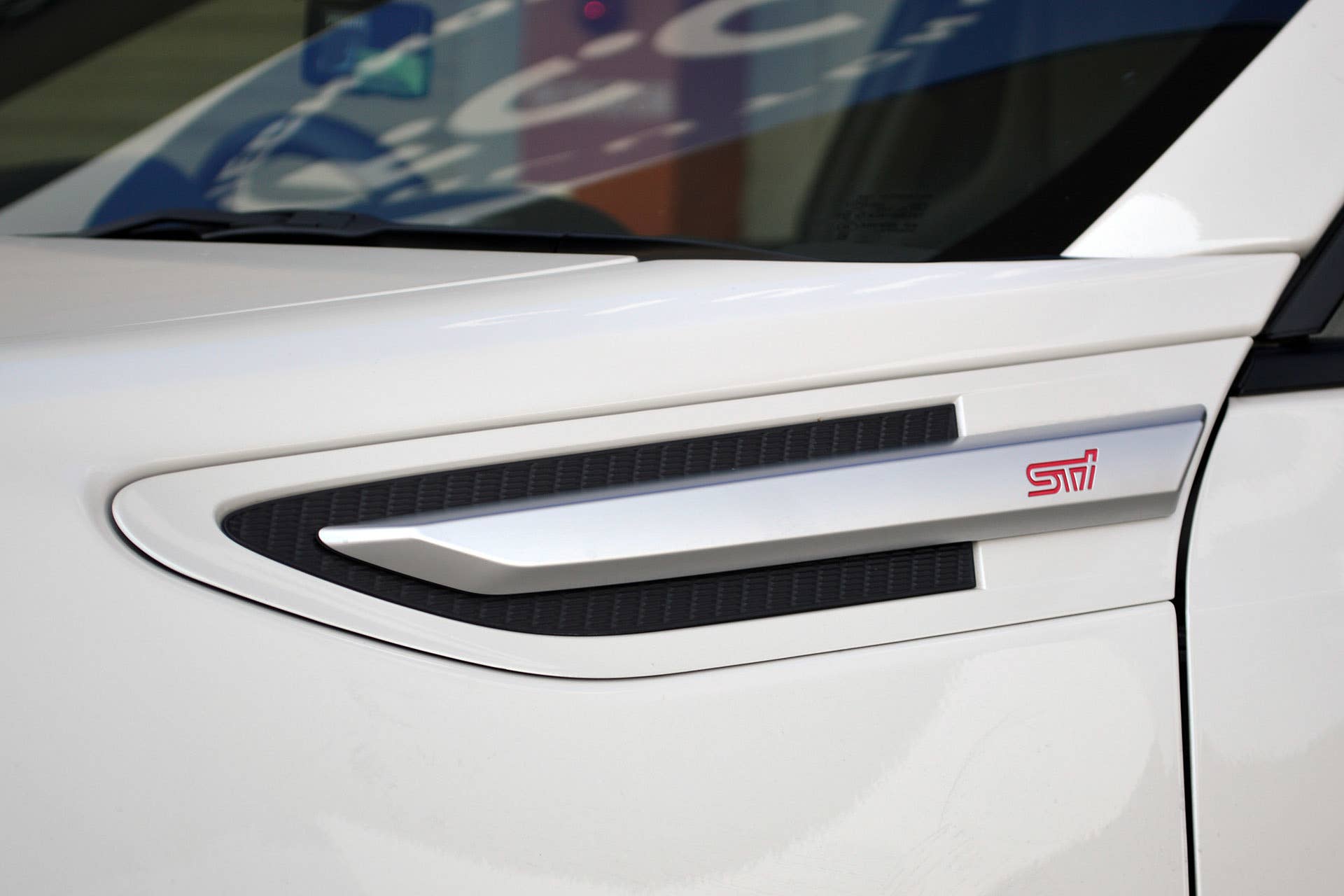 2015 subaru brz ts white sti badge
