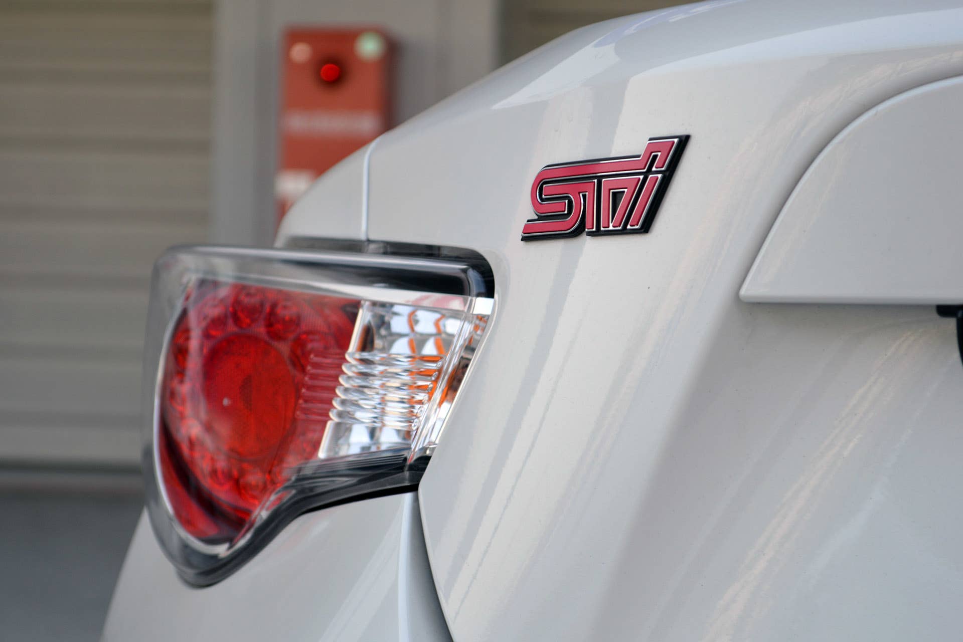 2015 subaru brz ts white badge sti taillight