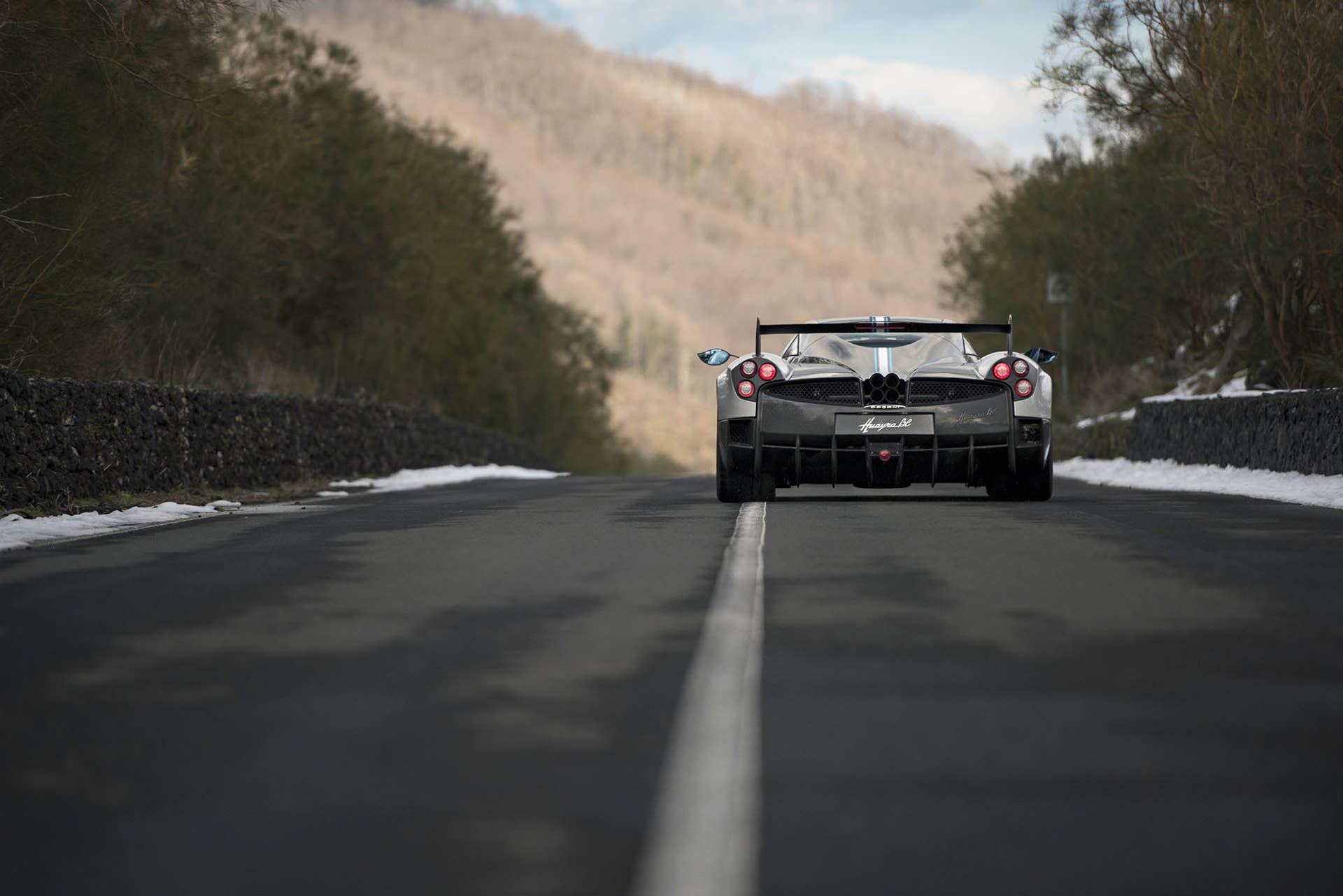 pagani huayra bc rear low back