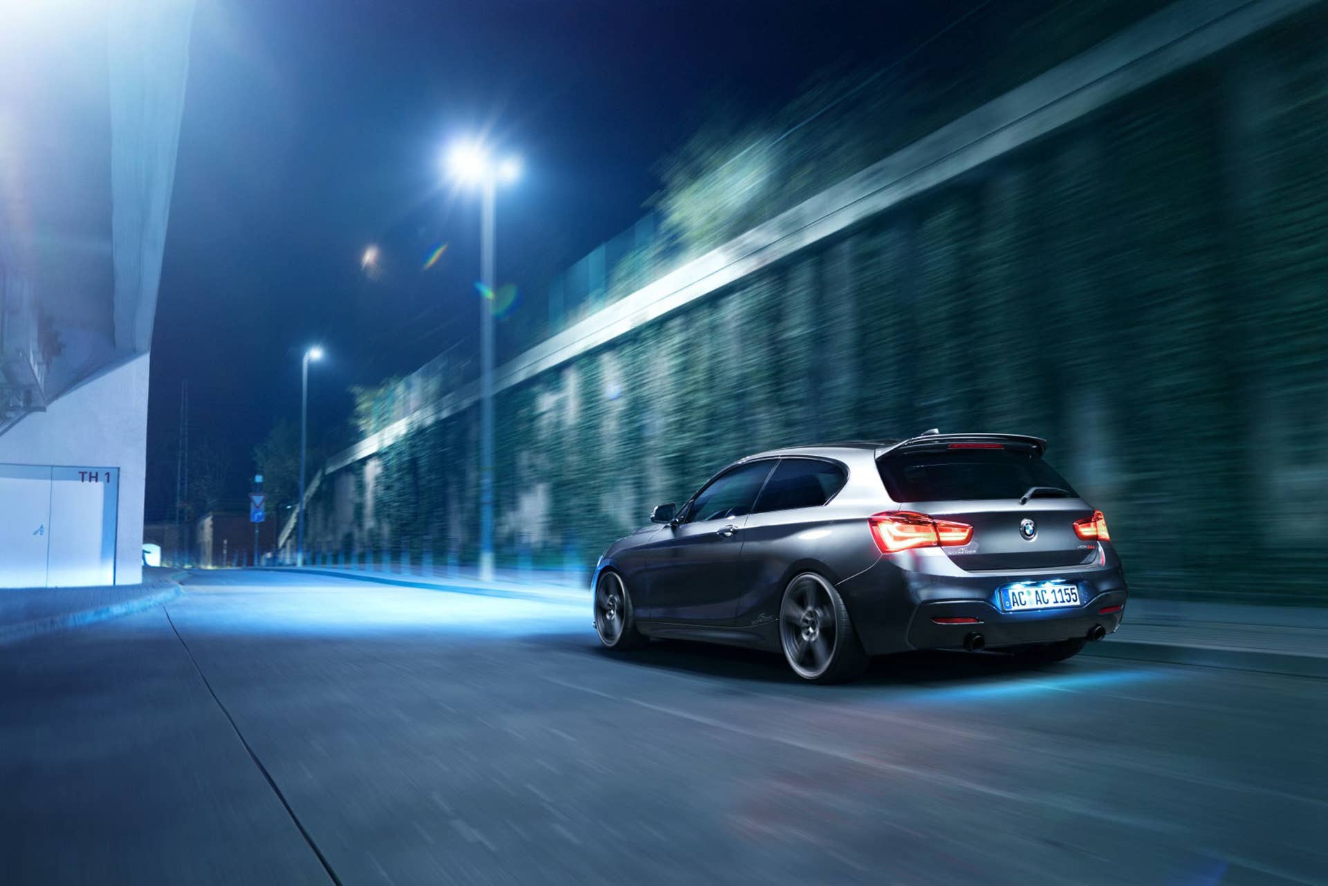 BMW 150d by AC Schnitzer moving rear 3/4