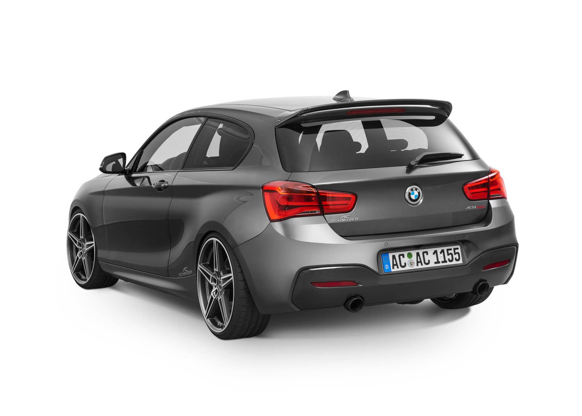 BMW 150d AC Schnitzer ACS1 5.0d studio rear 3/4