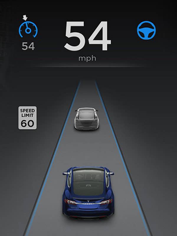 Tesla Model S Autopilot sensors