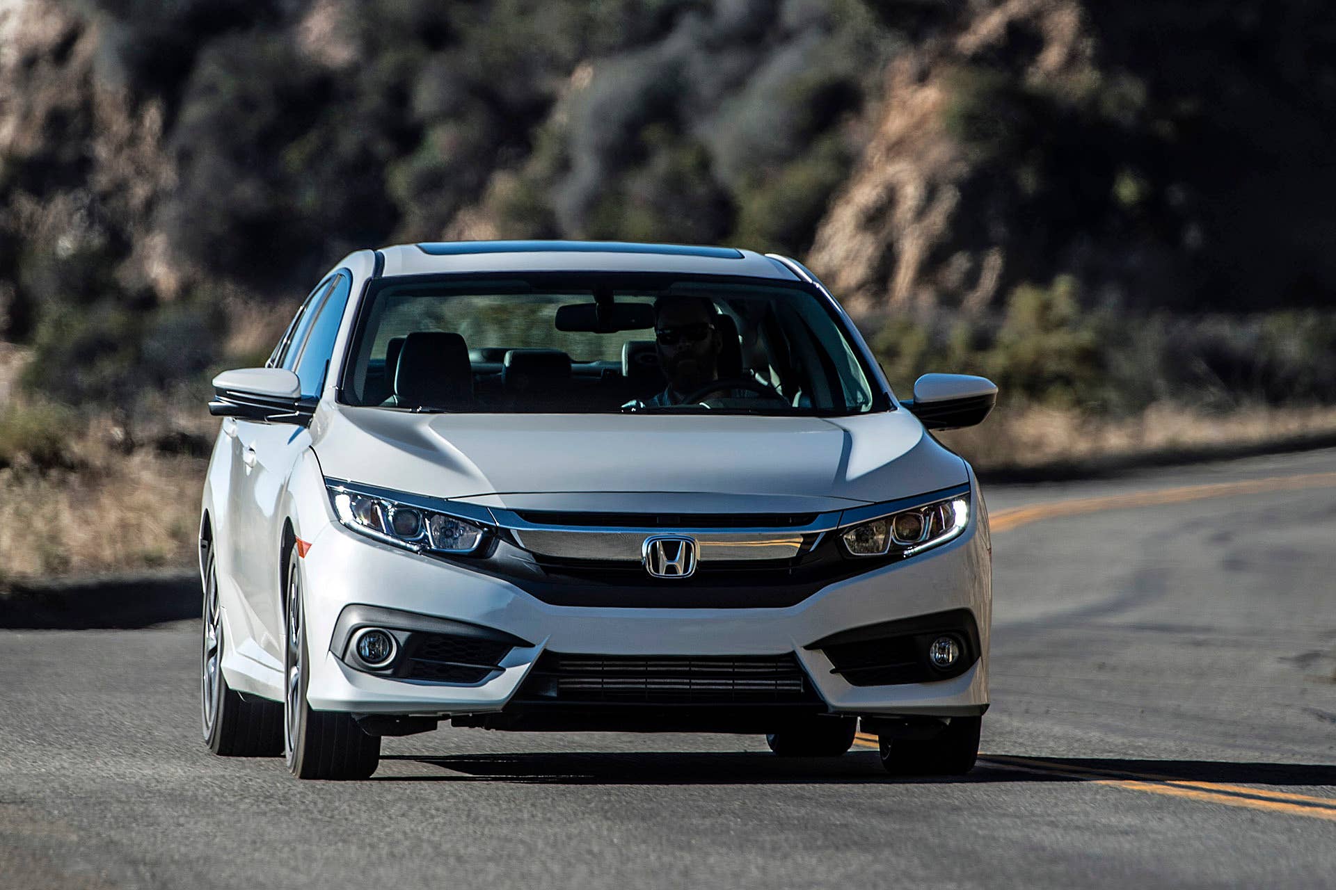 2016 Honda Civic driving