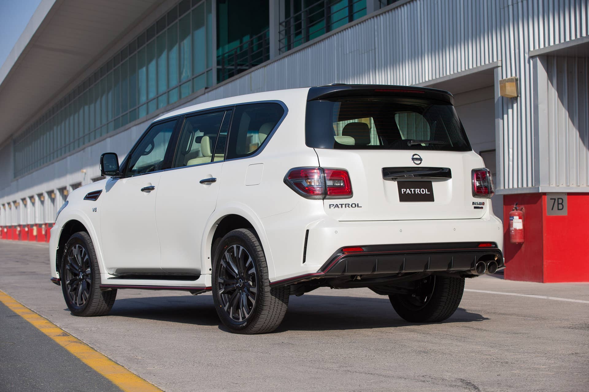 Nissan Patrol Nismo rear 3/4 Dubai