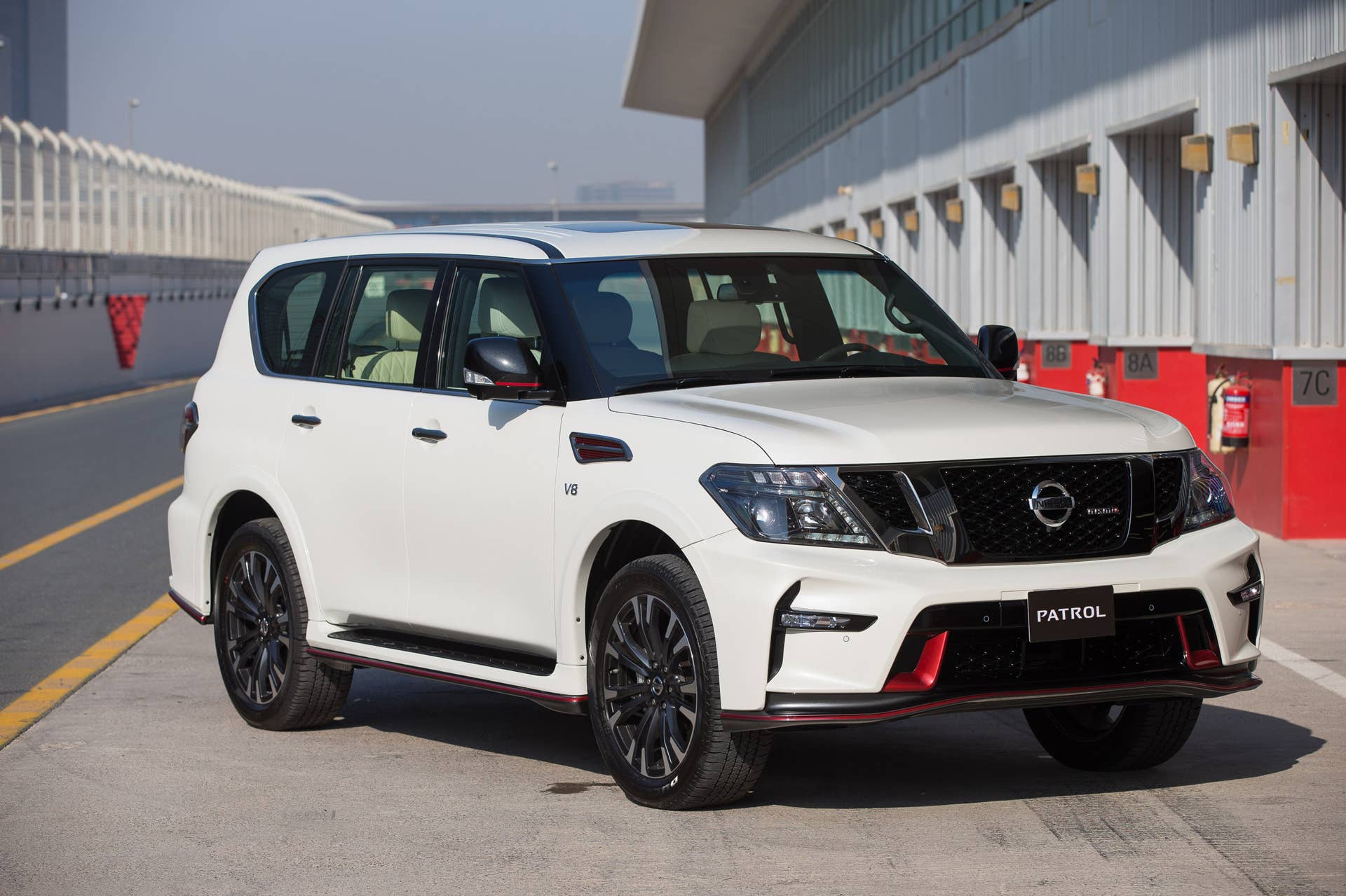 Nissan Patrol Nismo front 3/4 Dubai
