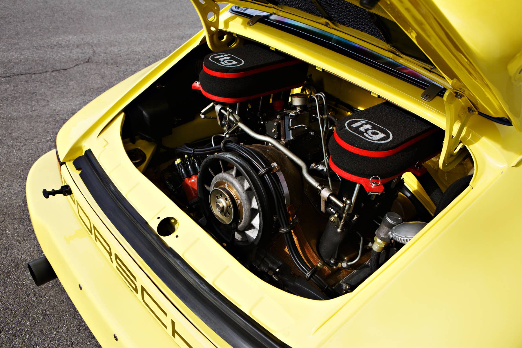 1974 Porsche 911 Carrera 3.0 IROC RSR engine