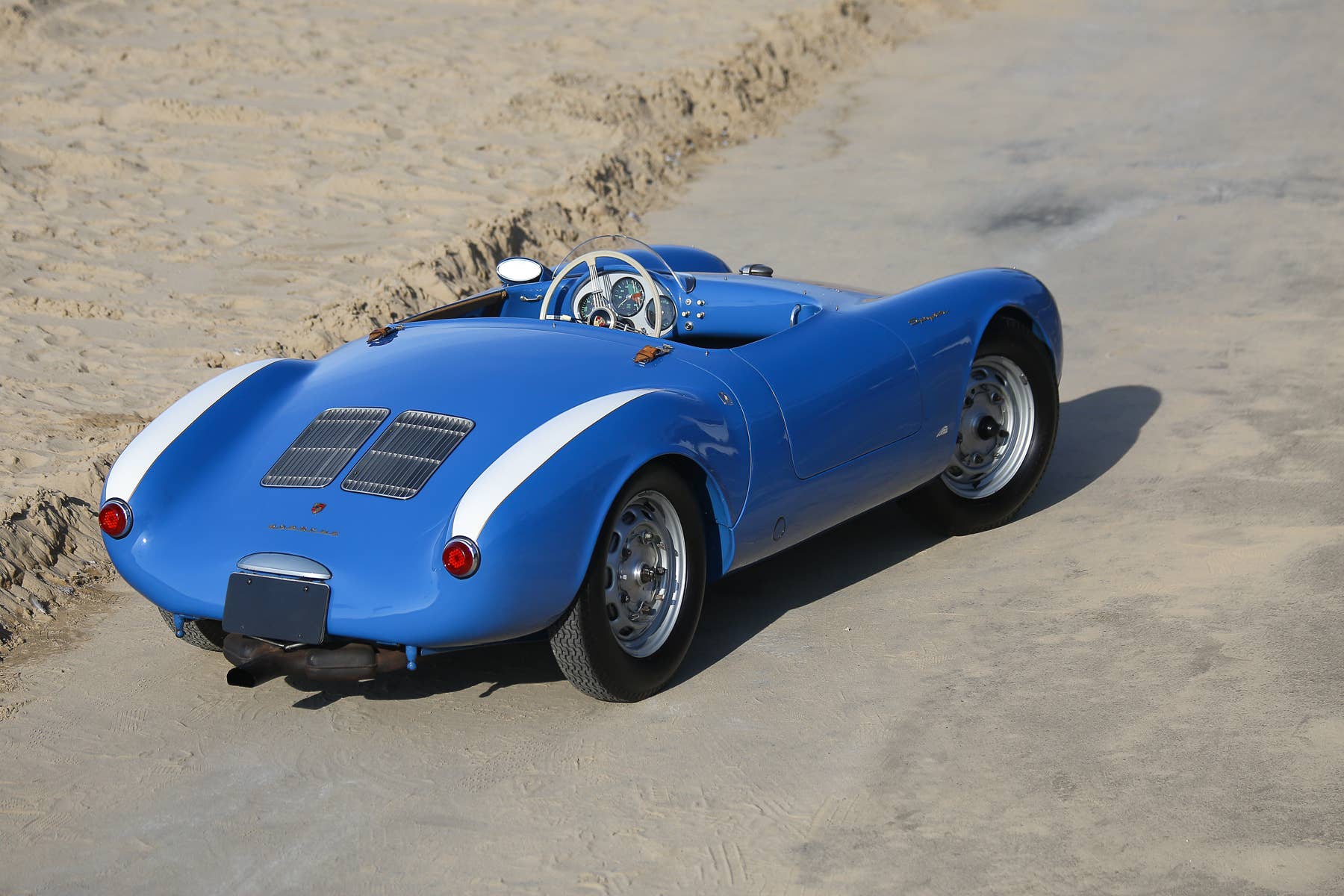 1955 Porsche 550 Spyder rear 3/4