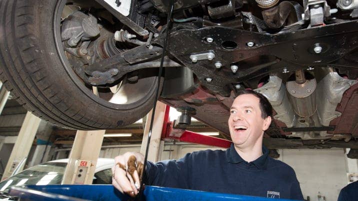 George Osborne On The Conservative Party Election Trail In The South West