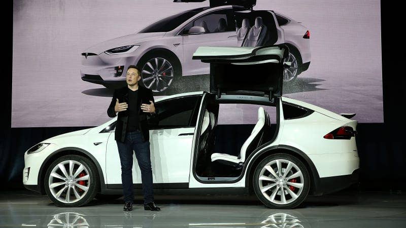 Tesla Debuts Its New Crossover SUV Model, Tesla X
