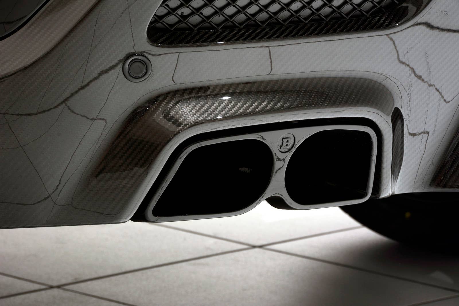 Mercedes GLE Brabus 700 Coupe exhaust