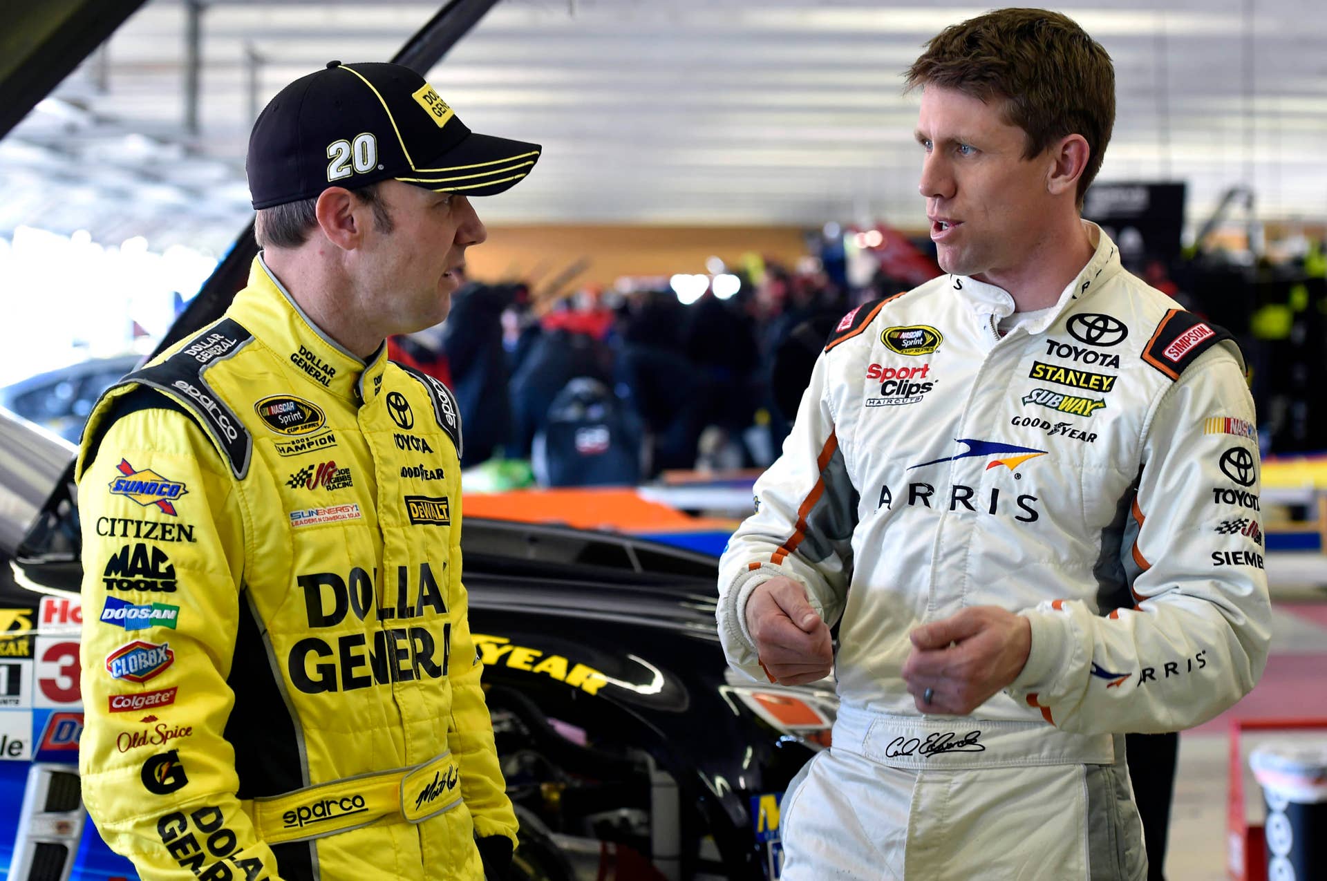 Matt Kenseth Carl Edwards Toyota NASCAR
