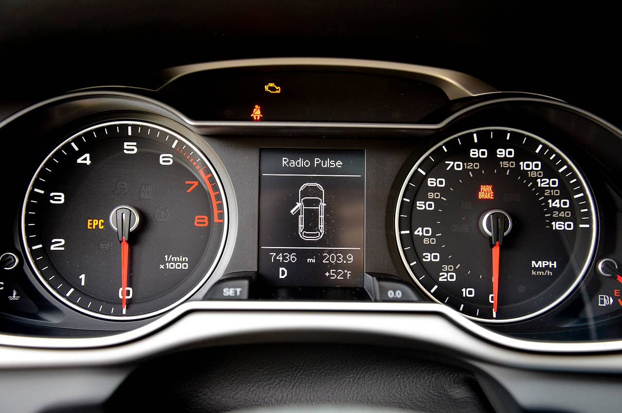 2013 Audi Allroad 2.0T Quattro gauges
