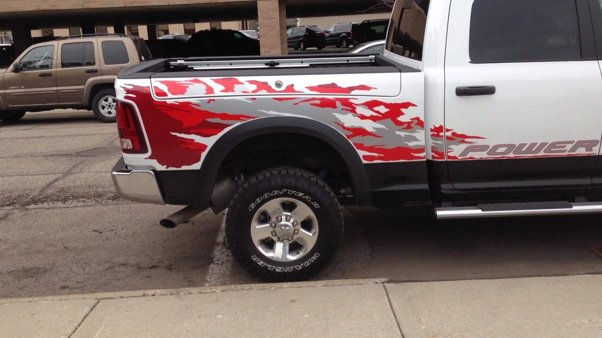 Greg Migliore shows off the capability of the RamBox in the 2015 Ram 2500 Power Wagon.