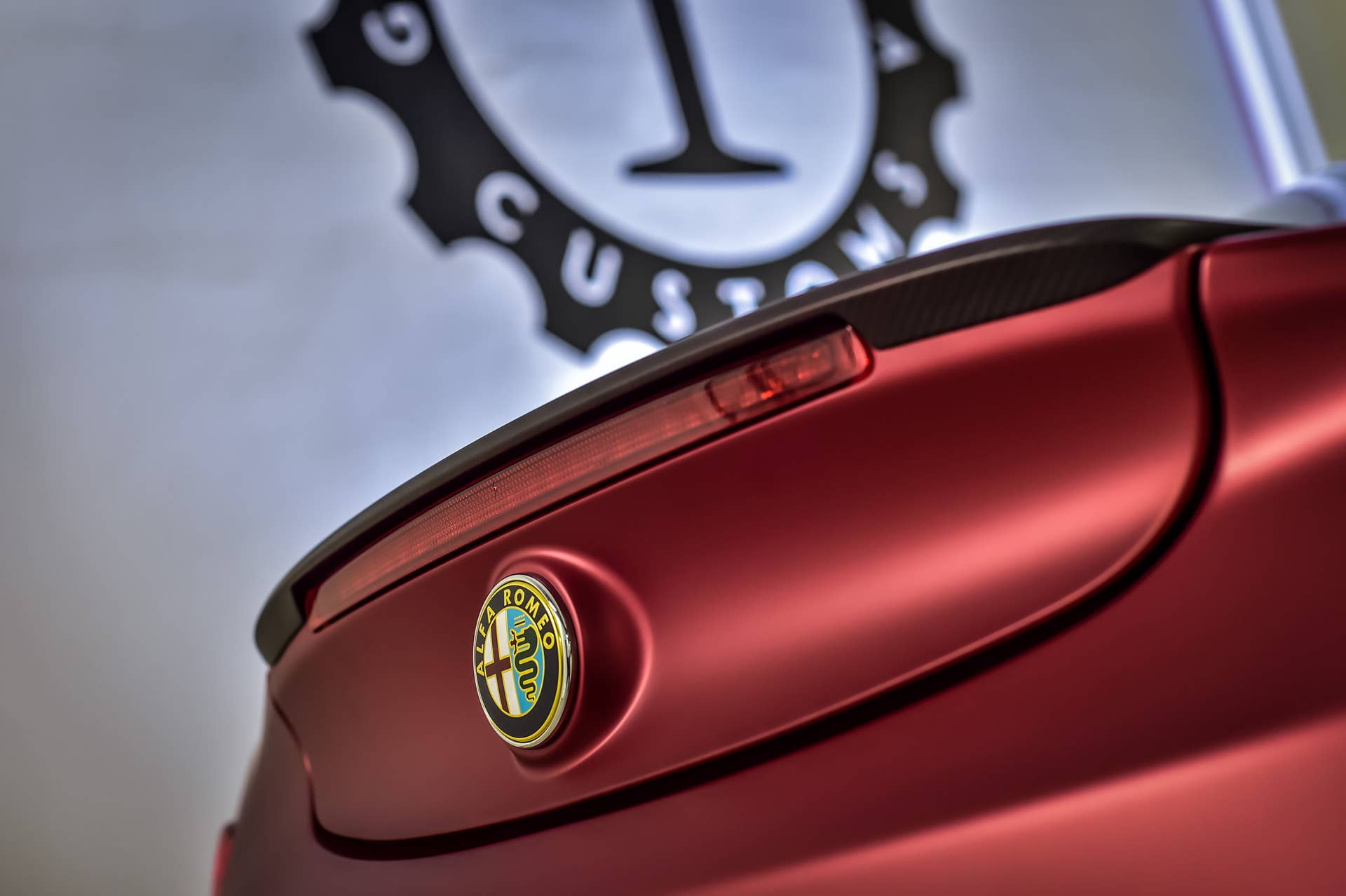 Alfa Romeo 4C by Garage Italia Customs tail detail