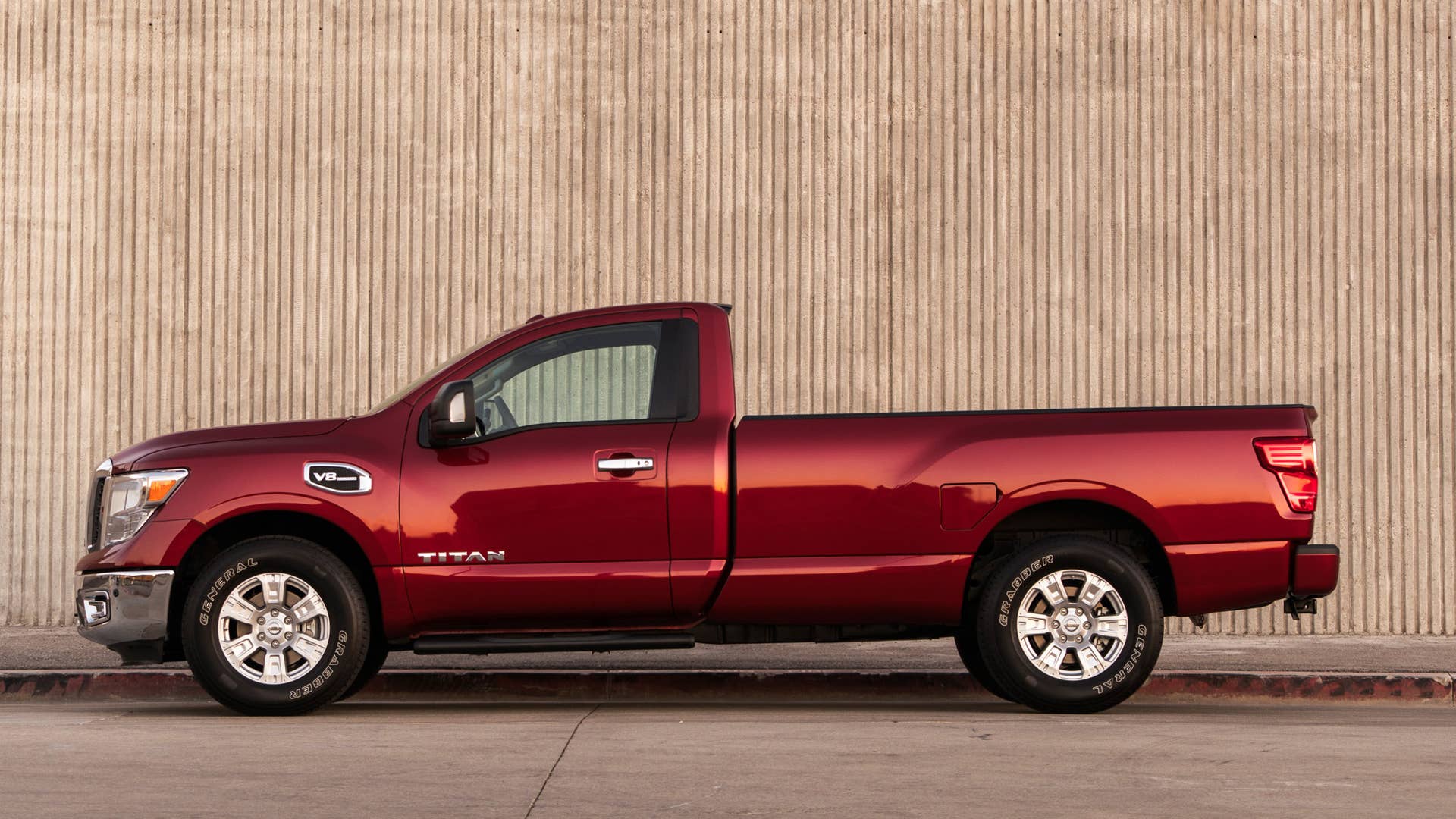2017 Nissan Titan Single Cab profile