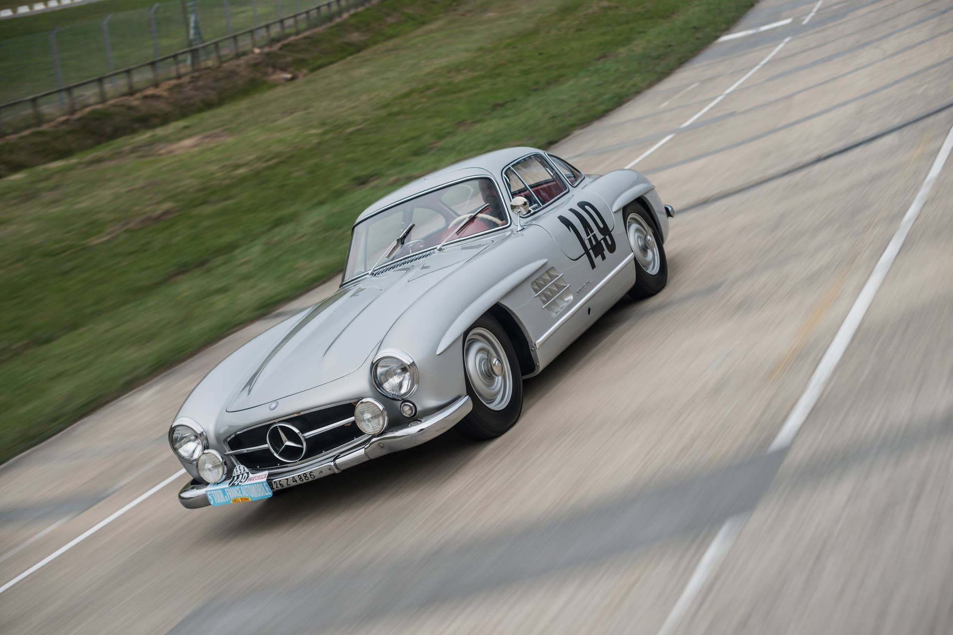 1955 Mercedes-Benz 300 SL Sportabteilung Gullwing front 3/4