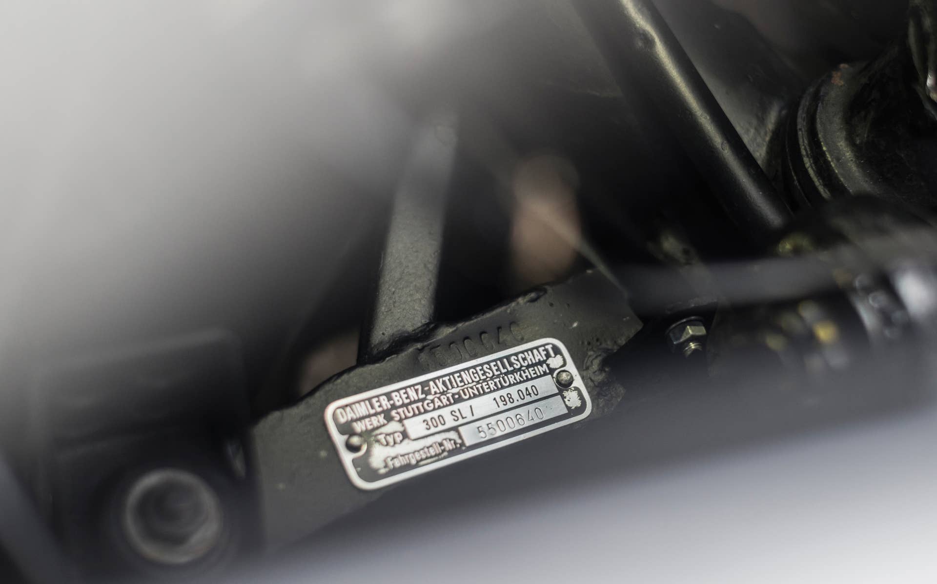 Mercedes-Benz 300 SL Sportabteilung Gullwing VIN