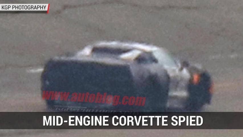 Mid-Engine Corvette Spied | Autoblog Minute