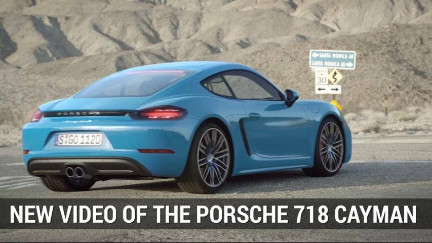 Porsche Shows Off 718 Cayman In New Video | Autoblog Minute