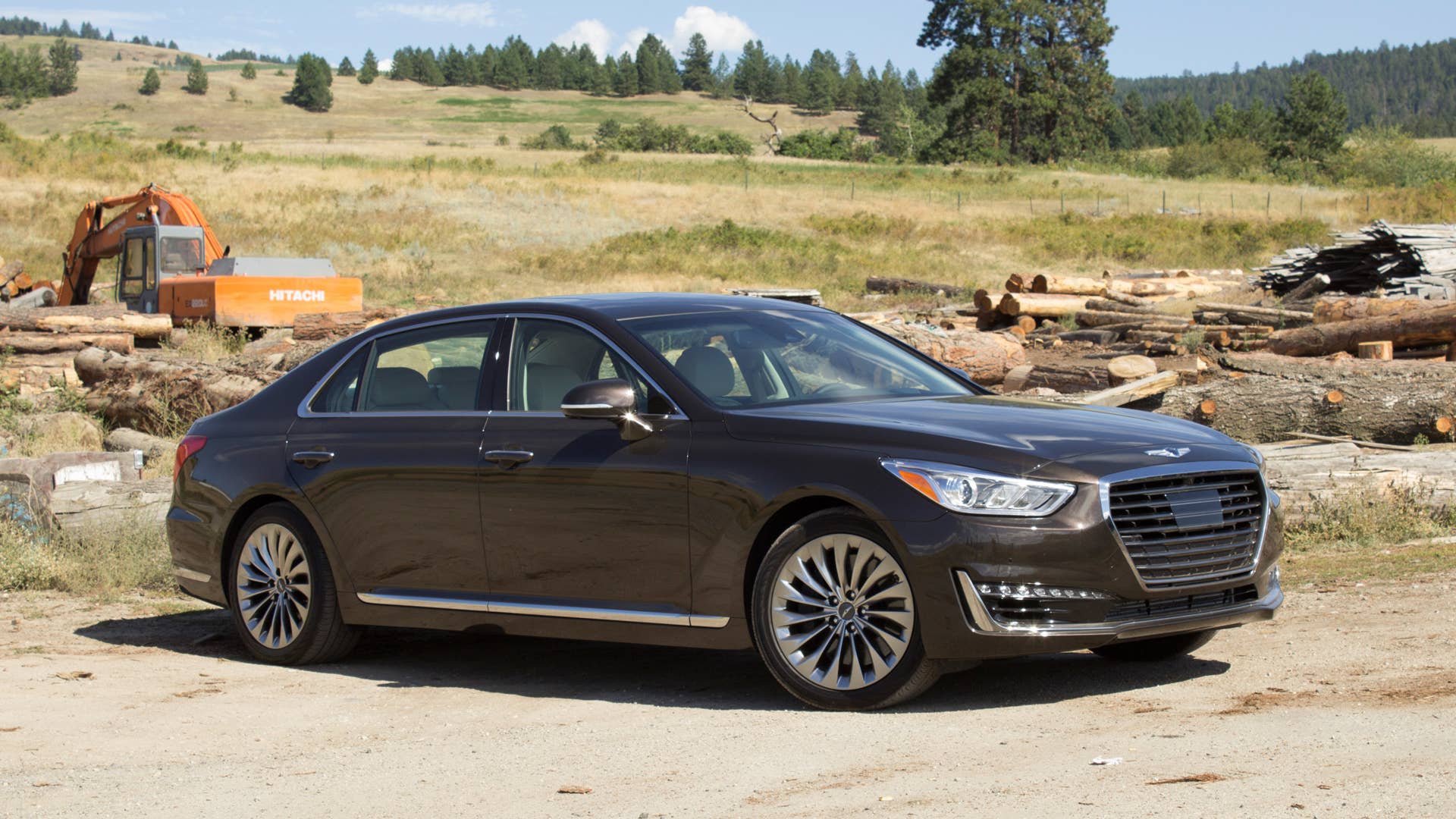2017 Genesis G90 side