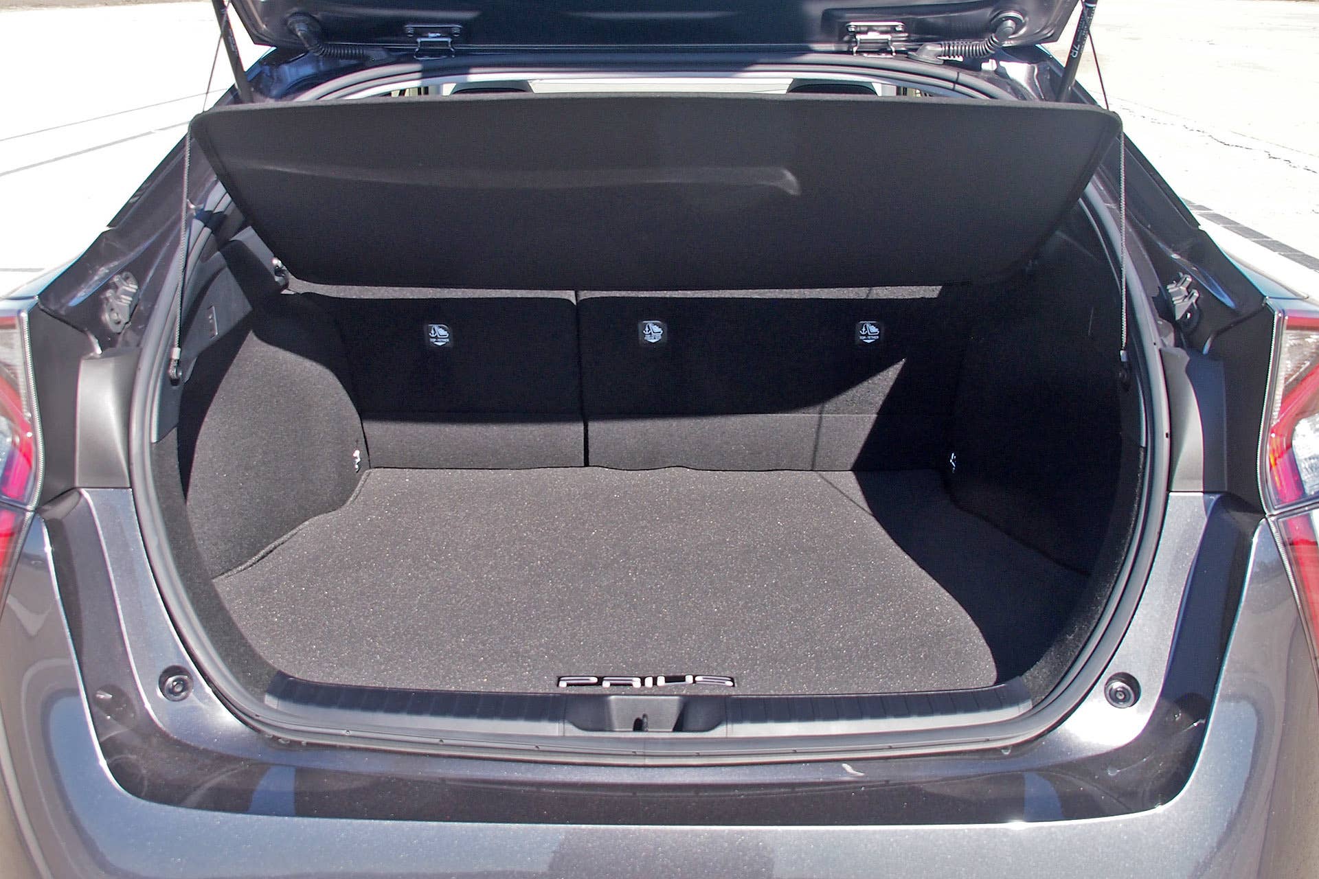 2016 Toyota Prius rear cargo area