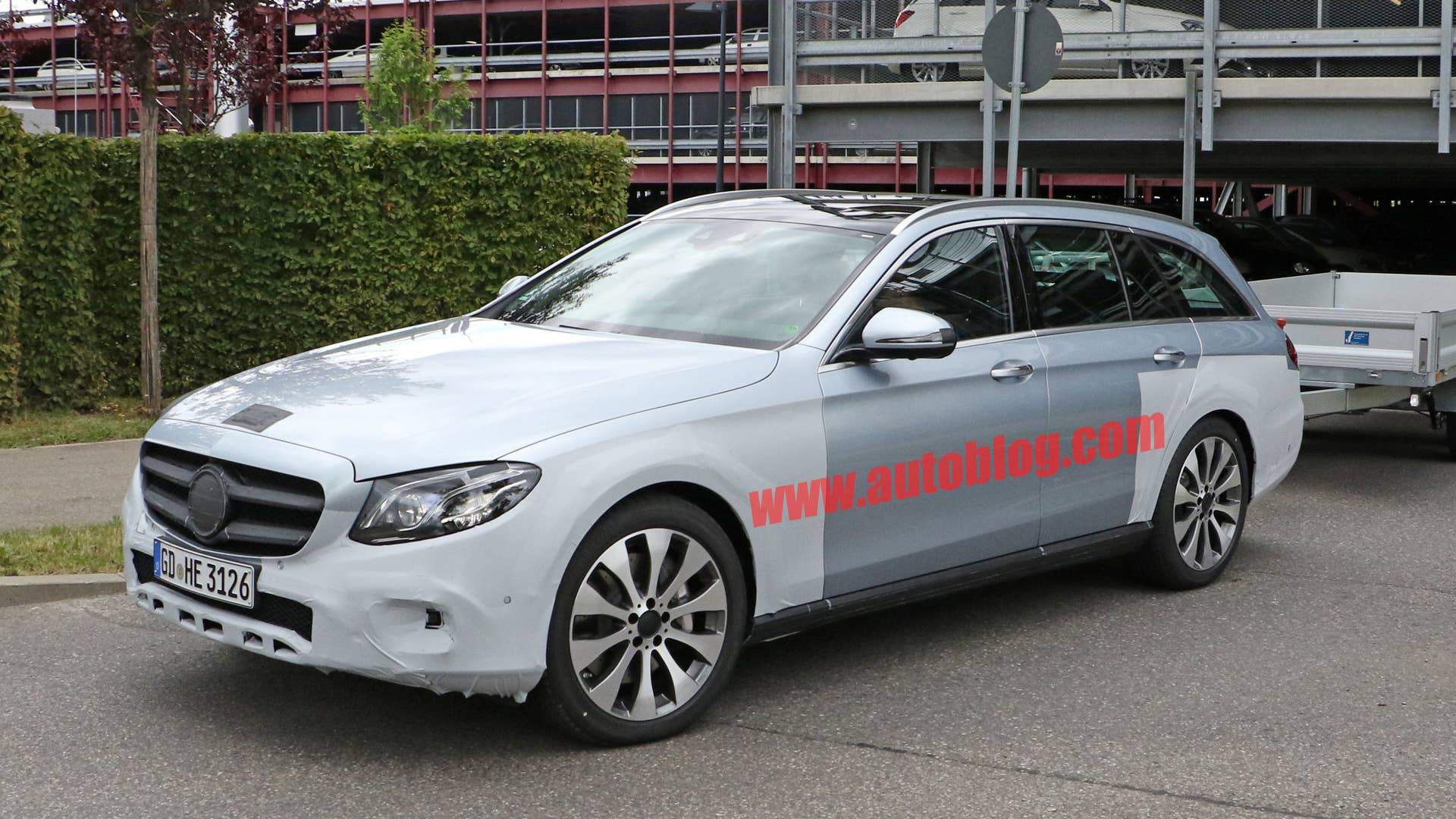 mercedes-benz e class all terrain spy shot