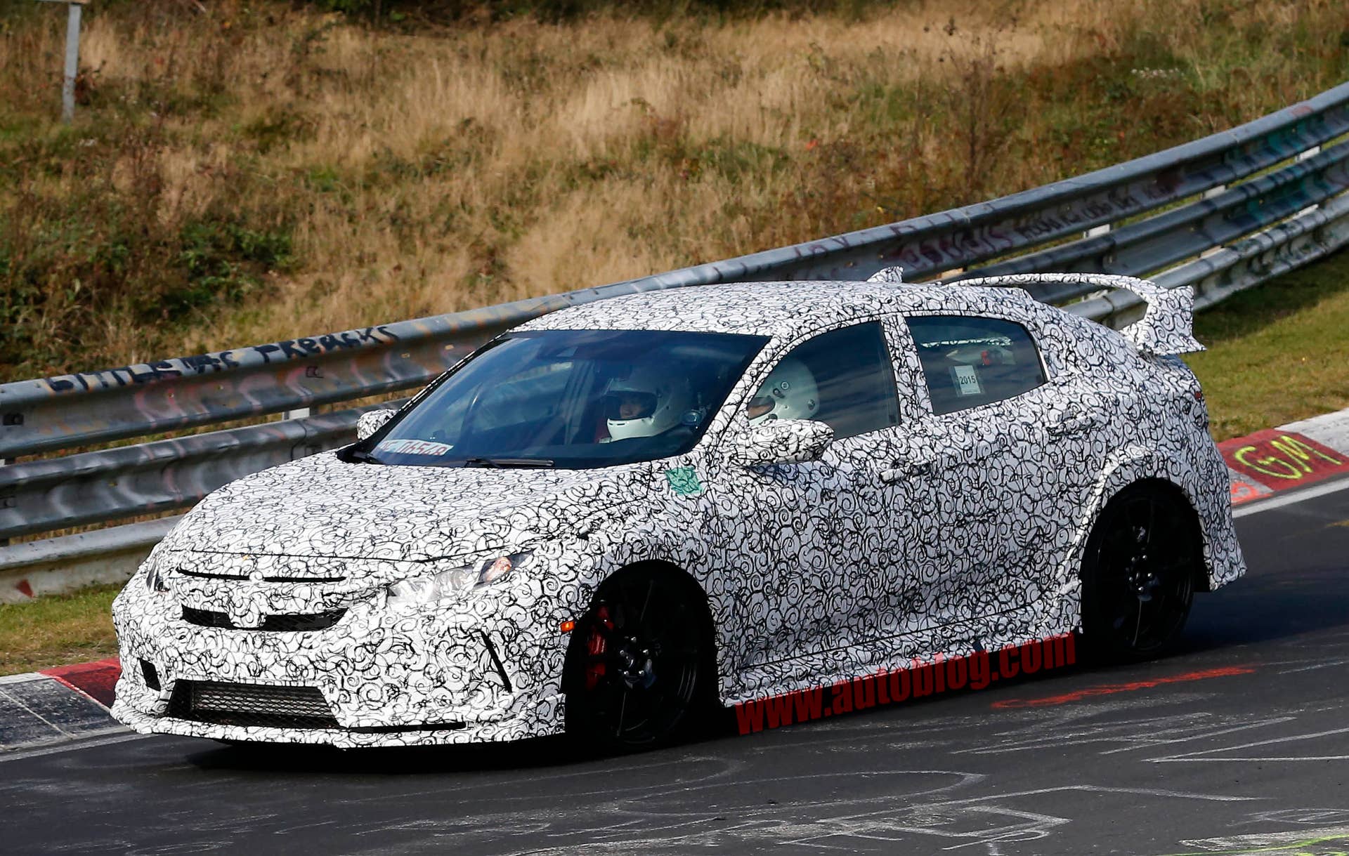 2017 Honda Civic Type R Nurburgring front 3/4