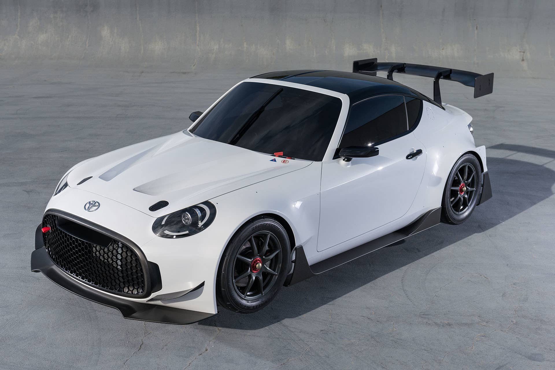 white toyota s-fr racing concept