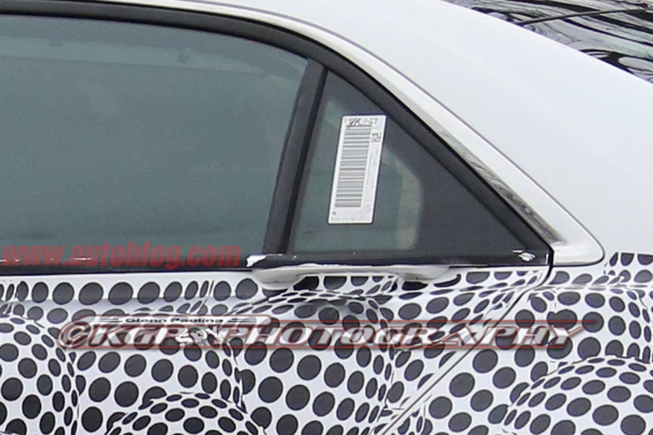lincoln continental spy shot door handle rear