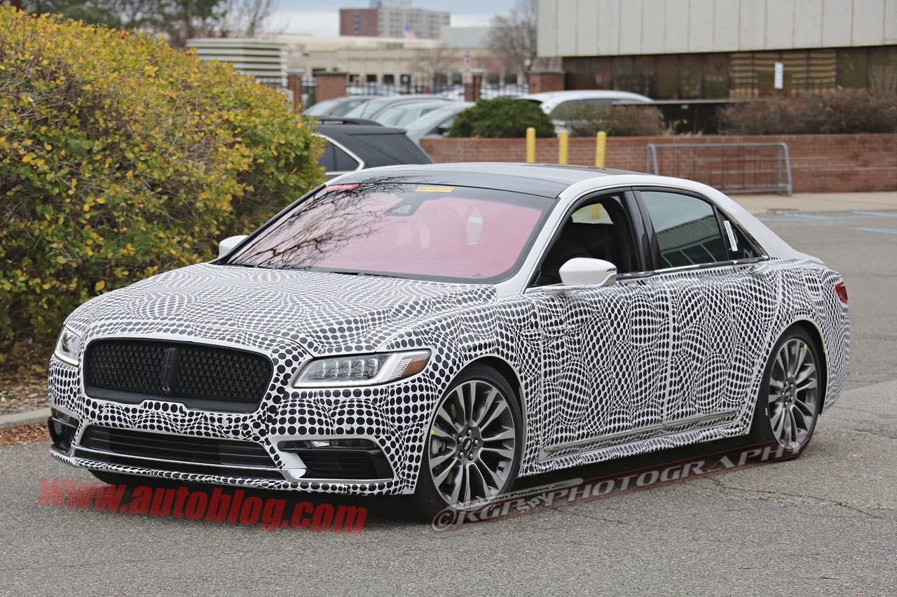lincoln continental spy shot